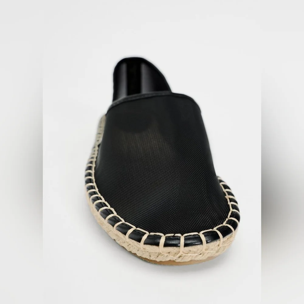 Zara Mesh Espadrilles NWT
